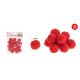POMPOM PIROS 2,5CM 20DB-OS