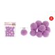 POMPOM LILA 2,5CM 20DB-OS
