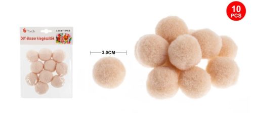 POMPOM KEKI 3CM 10DB-OS