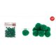 POMPOM SÖTÉTZÖLD 1CM 120DB-OS
