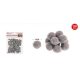 POMPOM SZÜRKE 1CM 120DB-OS