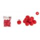 POMPOM PIROS 1CM 120DB-OS