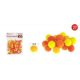 POMPOM VEGYES SÁRGA 1CM 120DB-OS