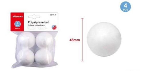 STIROL GÖMB 4DB-OS 4,5CM