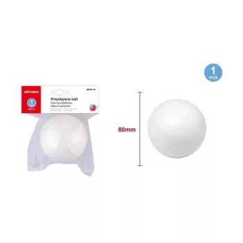STIROL GÖMB 1DB 8CM