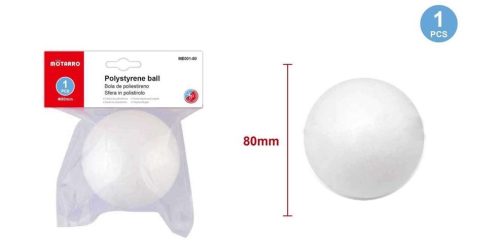STIROL GÖMB 1DB 8CM