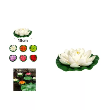 LÓTUSZVIRÁG MŰ 18CM 6F.