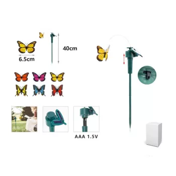 NAPELEMES PILLANGÓ 40CM 6F.