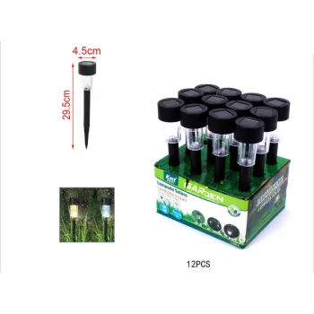 KERTI SOLAR LÁMPA LESZÚRHATÓ 4,5X29,5CM 12DB/DISPLAY