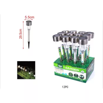 KERTI SOLAR LÁMPA LESZÚRHATÓ 5,5X29,5CM 12DB/DISPLAY