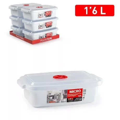 ÉTELTÁROLÓ DOBOZ MŰA. 1,6L, MIKROHULLÁMŰ SÜTŐHÖZ