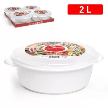ÉTELTÁROLÓ DOBOZ MŰA. 2L, MIKROHULLÁMÚ SÜTŐHÖZ