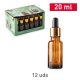 KOZMETIKAI ÜVEG CSEPEGTETŐS 20ML