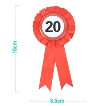 KITŰZŐ "20" 8,5X16CM