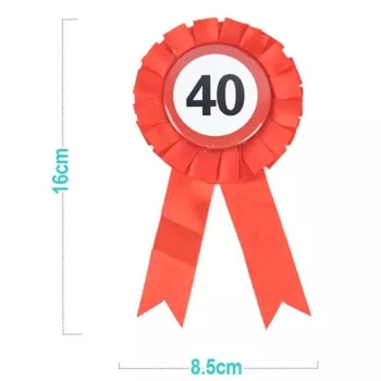 KITŰZŐ "40" 8,5X16CM