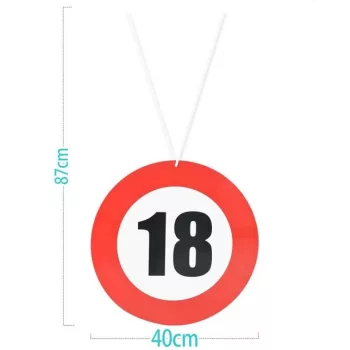 NYAKLÁNC "18" 87X40CM