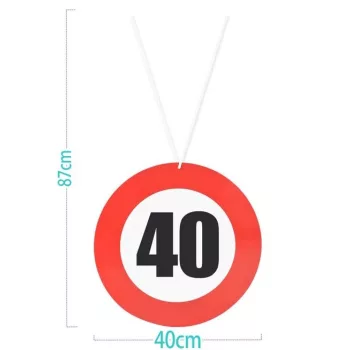 NYAKLÁNC "40" 87X40CM