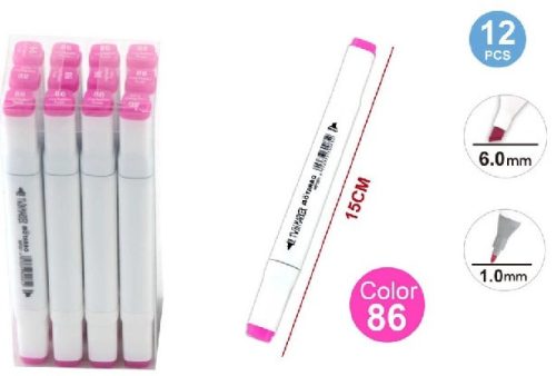 SZÖVEGKIEMELŐ FILC 2 VÉGŰ PINK 15CM 86