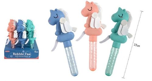 BUBORÉKFÚJÓ KÉZI 30ML LÓ 22CM 12DB/DISPLAY