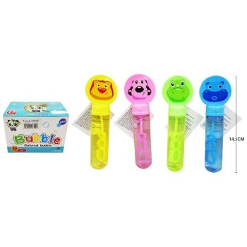 BUBORÉKFÚJÓ 30ML ÁLLATOK 14CM 24DB/DISPLAY