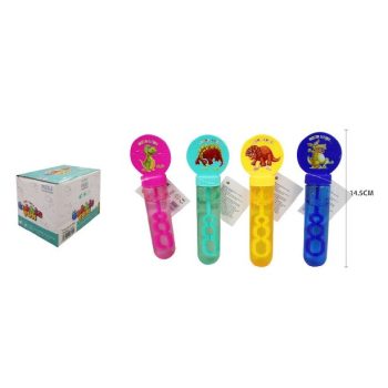 BUBORÉKFÚJÓ 30ML DÍNÓ II. 14CM 24DB/DISPLAY