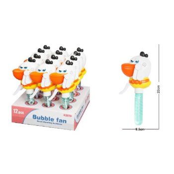 BUBORÉKFÚJÓ KÉZI 30ML MADÁR 22CM 12DB/DISPLAY