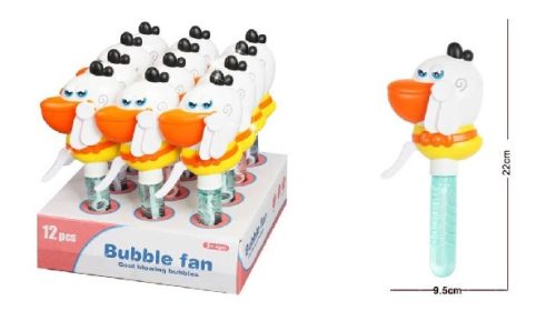 BUBORÉKFÚJÓ KÉZI 30ML MADÁR 22CM 12DB/DISPLAY