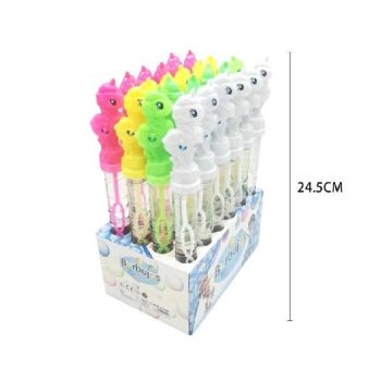 BUBORÉKFÚJÓ KÉZI UNIKORNIS 24,5CM 24DB/DISPLAY