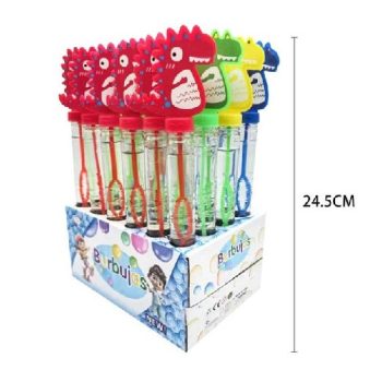 BUBORÉKFÚJÓ KÉZI DINOSZAURUSZ 24,5CM 24DB/DISPLAY