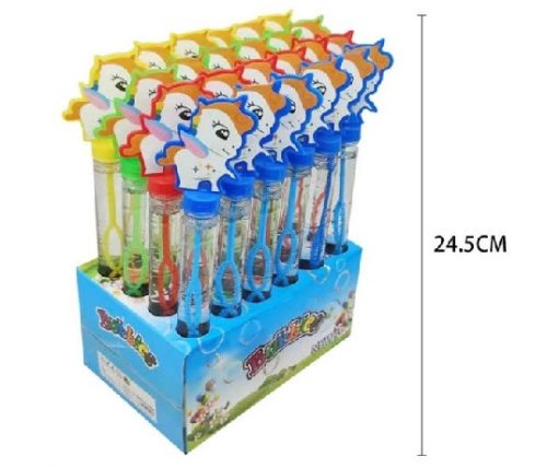 BUBORÉKFÚJÓ KÉZI UNIKORNIS 24,5CM 24DB/DISPLAY
