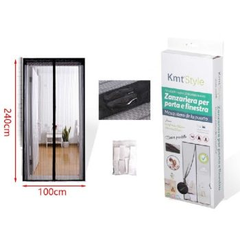 SZÚNYOGHÁLÓ MÁGNESES FEKETE 240X100CM