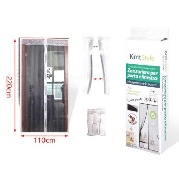 SZÚNYOGHÁLÓ MÁGNESES FEHÉR 220X110CM