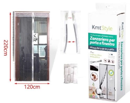 SZÚNYOGHÁLÓ MÁGNESES FEHÉR 220X120CM