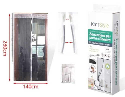 SZÚNYOGHÁLÓ MÁGNESES FEHÉR 280X140CM