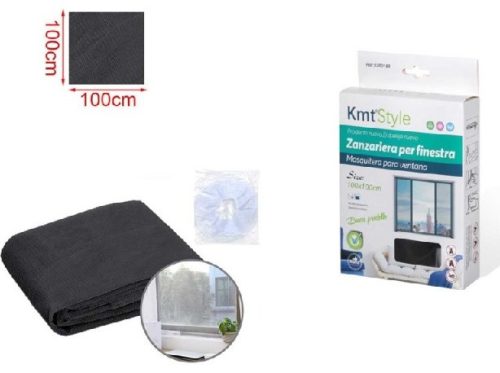 SZÚNYOGHÁLÓ FEKETE 100X100CM