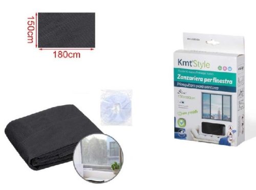 SZÚNYOGHÁLÓ FEKETE 150X180CM