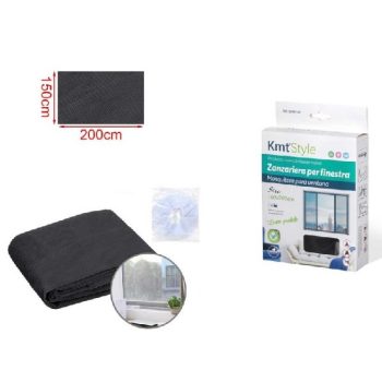 SZÚNYOGHÁLÓ FEKETE 150X200CM