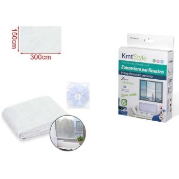 SZÚNYOGHÁLÓ FEHÉR 150X300CM