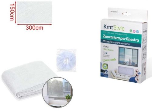 SZÚNYOGHÁLÓ FEHÉR 150X300CM