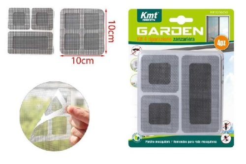 SZÚNYOGHÁLÓ JAVÍTÓ TAPASZ FEKETE 10X10CM