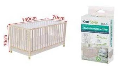 SZÚNYOGHÁLÓ HUZAT BABAÁGYRA 140X70X70CM