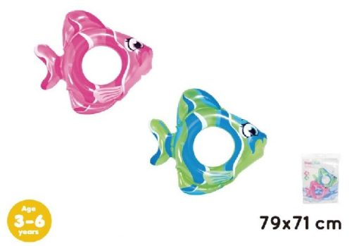 ÚSZÓGUMI HALAS 79X71CM 2F.