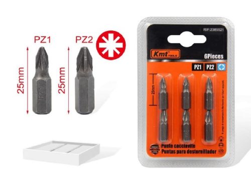 BITFEJ KÉSZLET PZ1/PZ2 25MM 6DB-OS CSILLAG