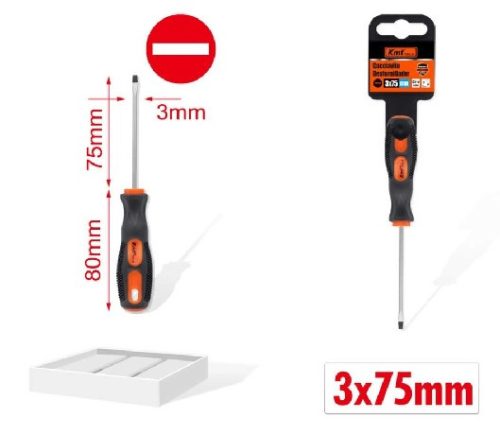 CSAVARHÚZÓ LAPOS 3X75MM