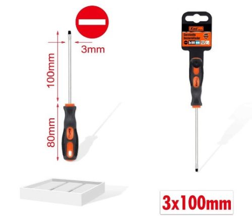 CSAVARHÚZÓ LAPOS 3X100MM