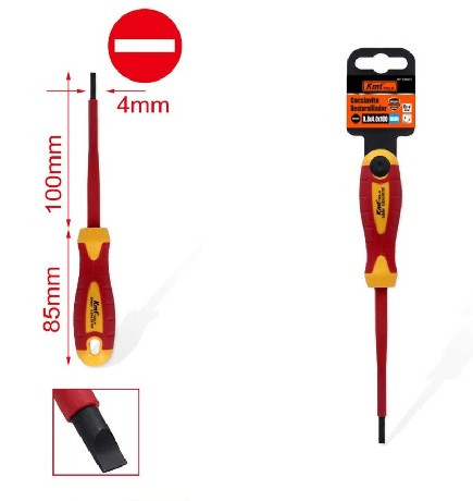 CSAVARHÚZÓ SZIGETELT LAPOS 4X100MM