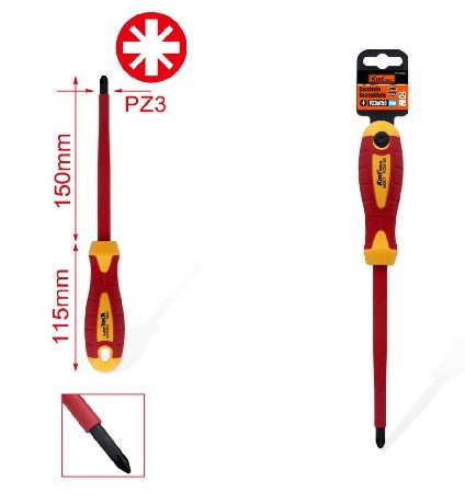 CSAVARHÚZÓ SZIGETELT PZ3 150MM