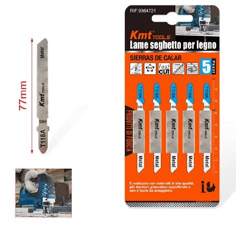 DEKOPÍR FŰRÉSZLAP T118A 7,7CM 5DB-OS