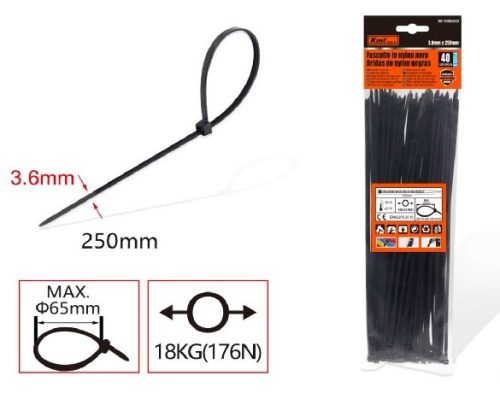 GYORSKÖTÖZŐ 3,6MM 40DB-OS 25CM