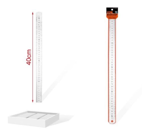 VONALZÓ ACÉL 40CM